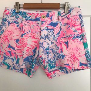 VGUC Lilly Pulitzer Callahan Knit Shorts Size 0